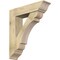 Ekena Millwork Olympic Traditional Rough Sawn Bracket w/ Offset Brace, Douglas Fir, 8"W x 32"D x 36"H BKT0806X32X36OLY01RDF - alternate 1